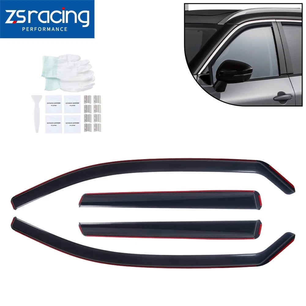 In-Channel Window Visors Rain Guards for Nissan Rogue (2021–2025)