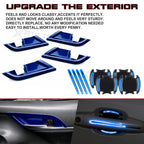 Blue Door Handle Bowl Sticker for Toyota Camry 8th (2018-2024)