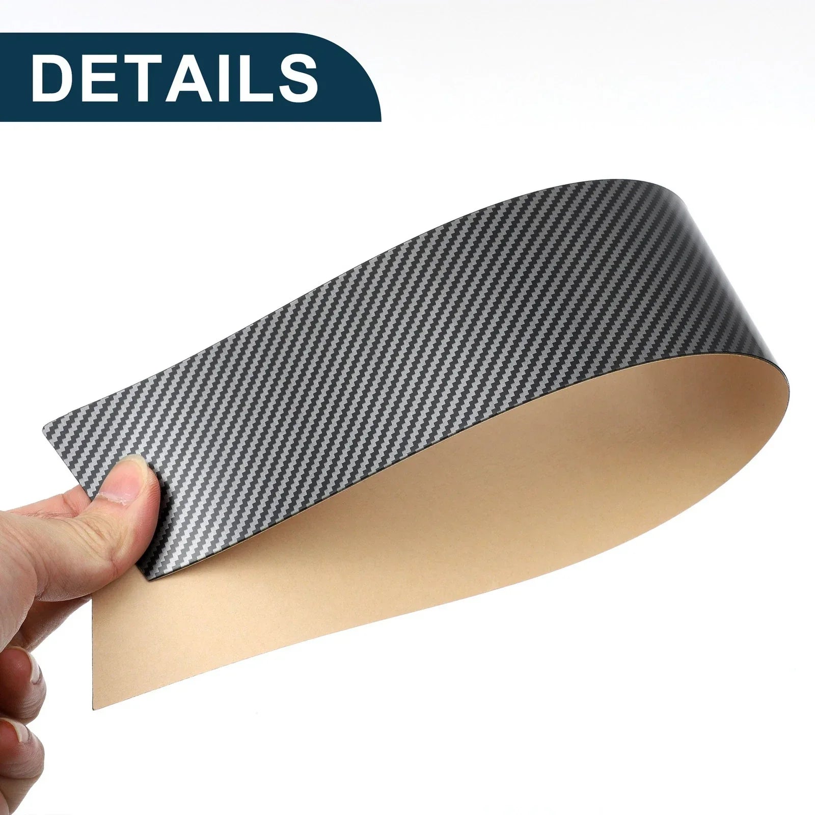 6 Pcs Door Pillar Window Trim for Honda Fit (2007-2008) Carbon Fiber Pattern