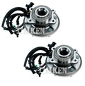 Set of 2 Rear Wheel Bearings and Hubs for Chrysler Dodge Volkswagen (FWD)