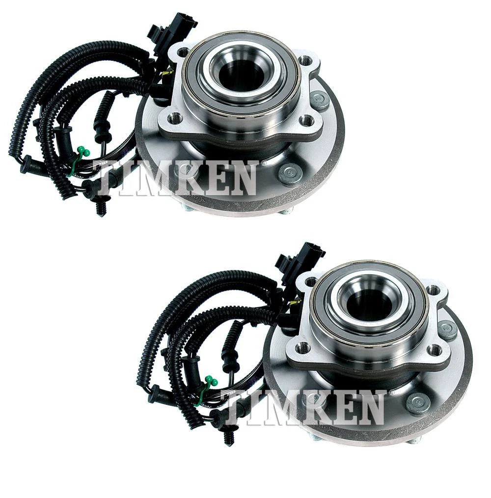 Set of 2 Rear Wheel Bearings and Hubs for Chrysler Dodge Volkswagen (FWD)