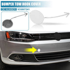White Front Bumper Tow Hook Cover 5C6807241 for Volkswagen Jetta (2012–2014)