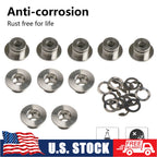 Set of 10 Brake Disc Bobbin Circlips for BMW HP2 S1000R S1000RR