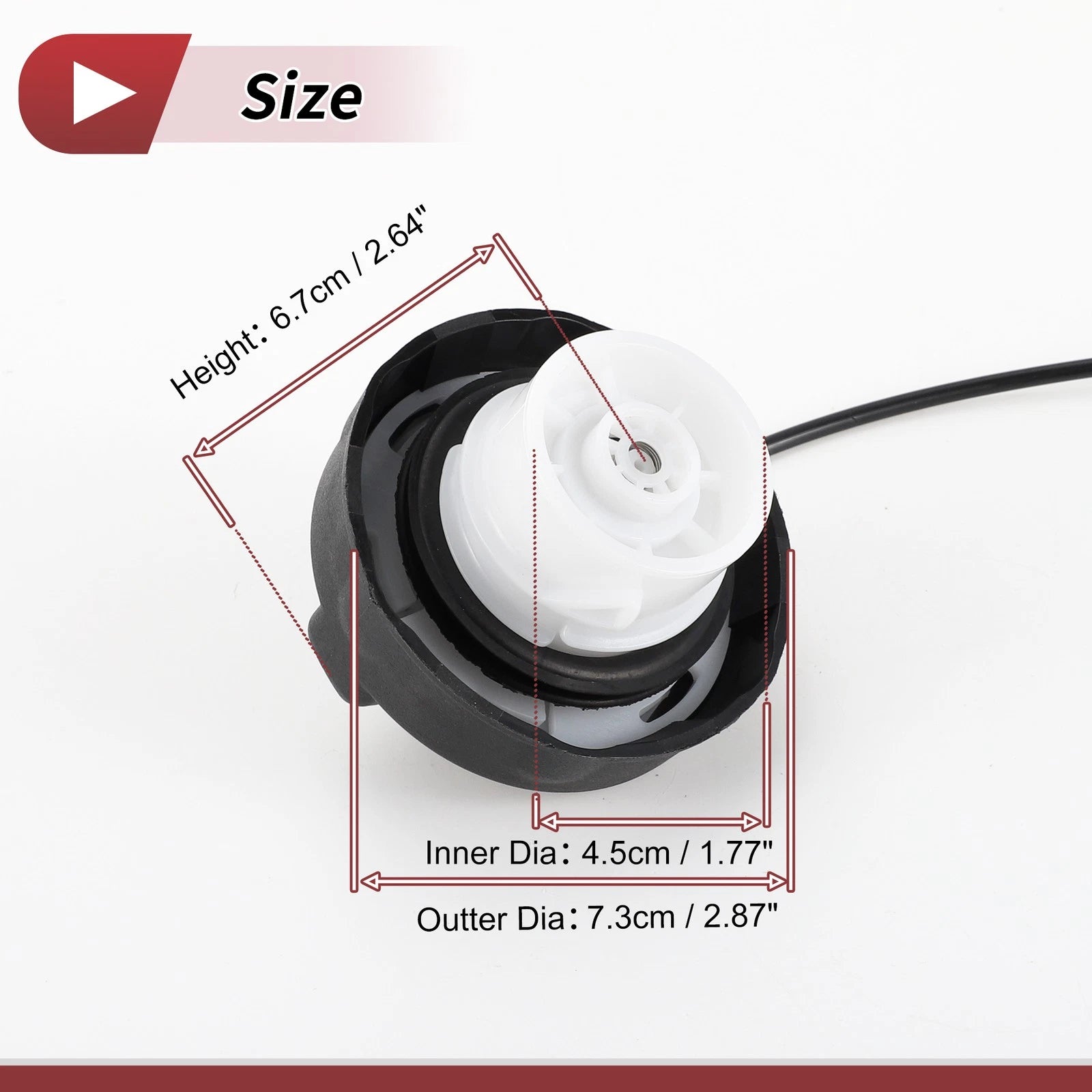 Gas Fuel Cap No.1664705800 for Mercedes-Benz R350 (2006–2012)