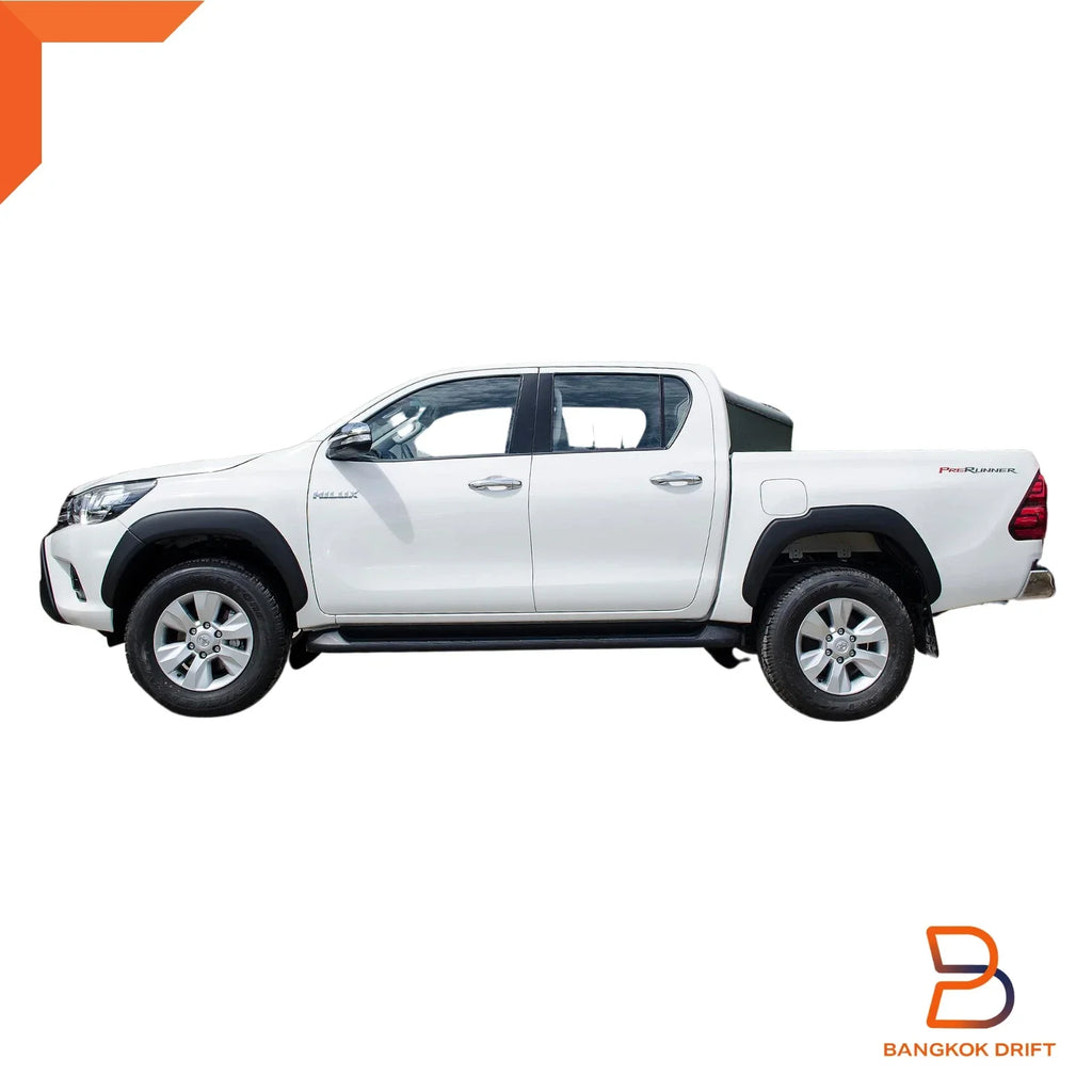 Matte Black Fender Flares Wheel Arches for Toyota Hilux Ute Revo (2015-2018)
