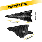 10x Shark Vortex Fin Diffuser Carbon Fiber for Roof Spoiler (EV)