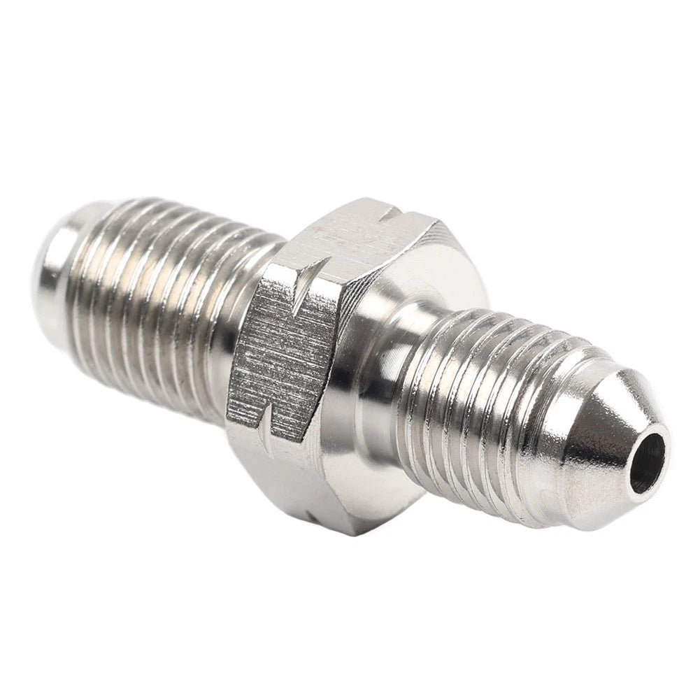 AN3 to M10x1.0 Stainless Steel Brake Fittings Adapter 3/8x24 UNF
