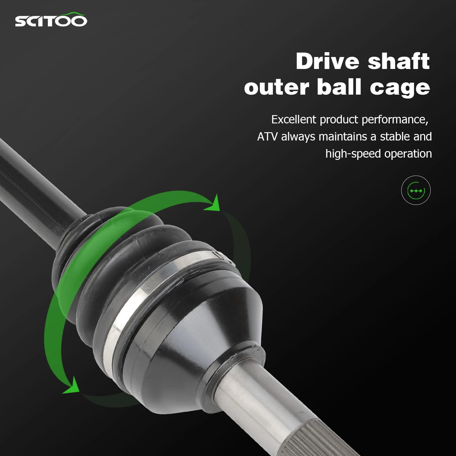 Set of 2 CV Joint Axles for Kawasaki Teryx4 800 (2016–2019)