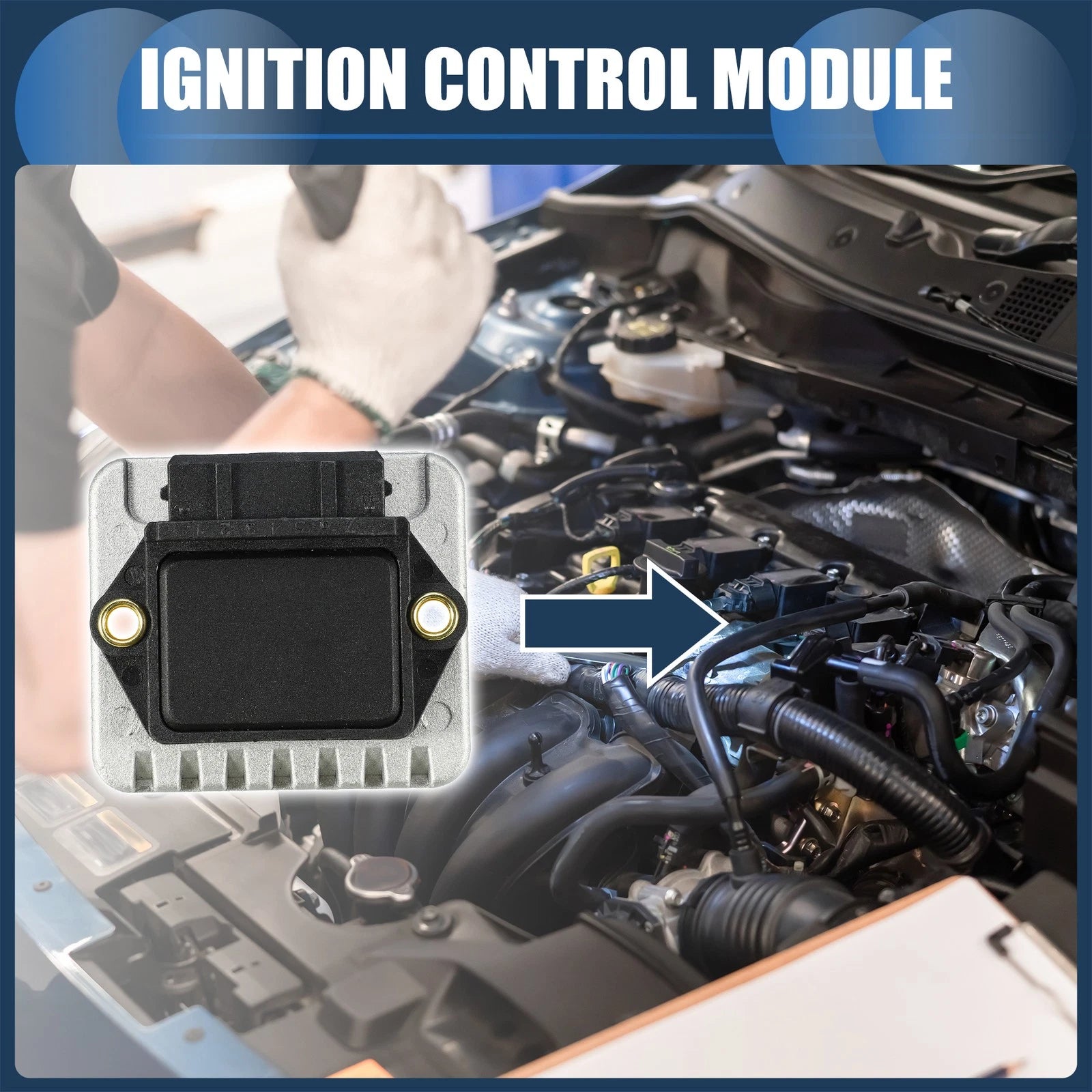 Ignition Control Module No. 8980534 for Audi 100, 4000, Coupe 