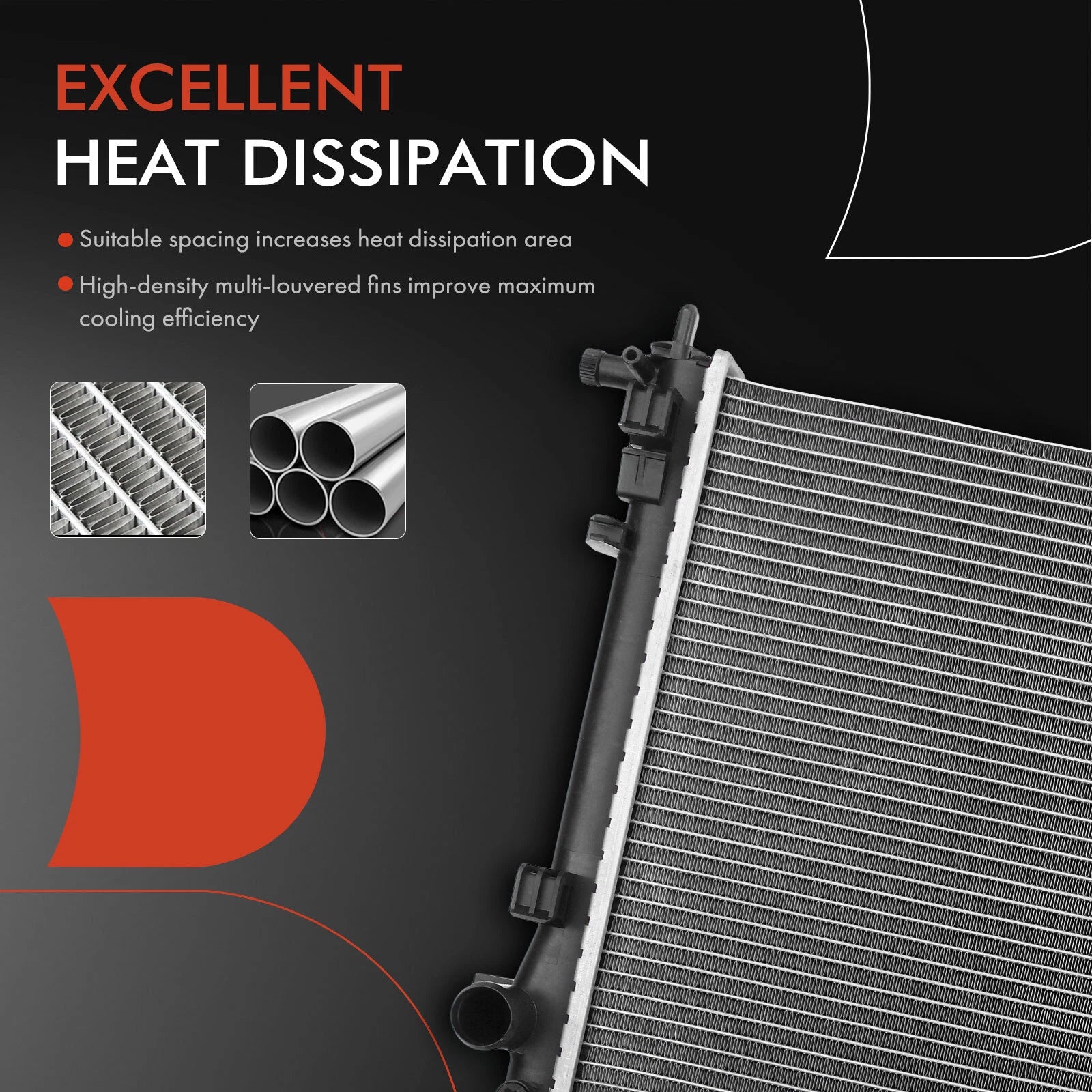Radiator with Oil Cooler for Buick Regal (2011–2013)