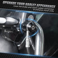2X Clutch Cable Ferrule Cover & Banjo Bolt Cover for Harley Tri Glide (2009–2023)