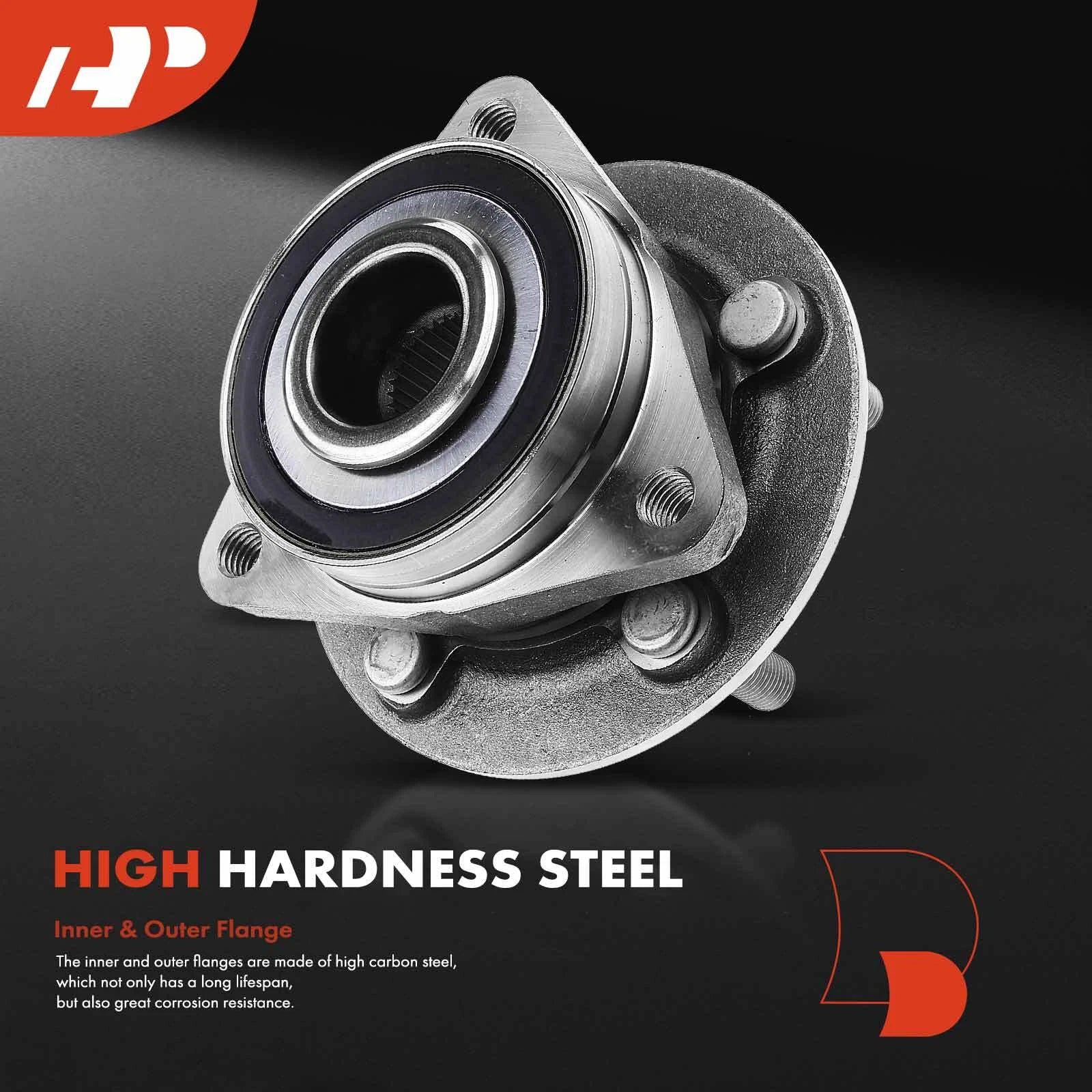 2X Front Wheel Hub & Bearing Assembly for Chevy Cruze (2016â2019)