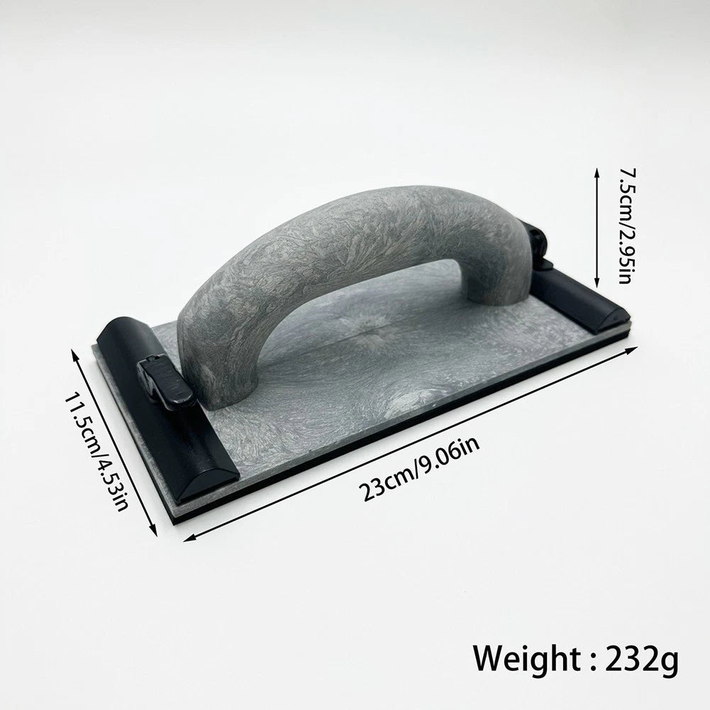 Sandpaper Holder for Paint Prep (23x11.5cm, 18.6x9.55cm)