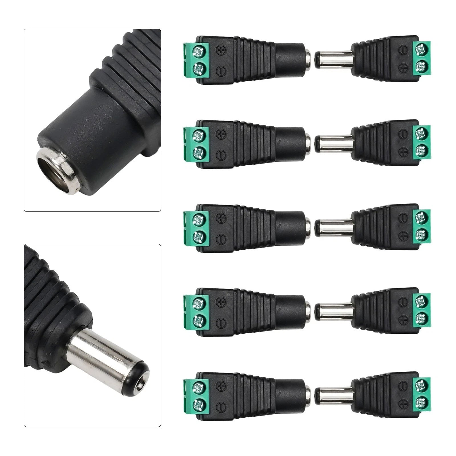 Male + Female Connector 2.1mm for Automotive Applications (381311mm)