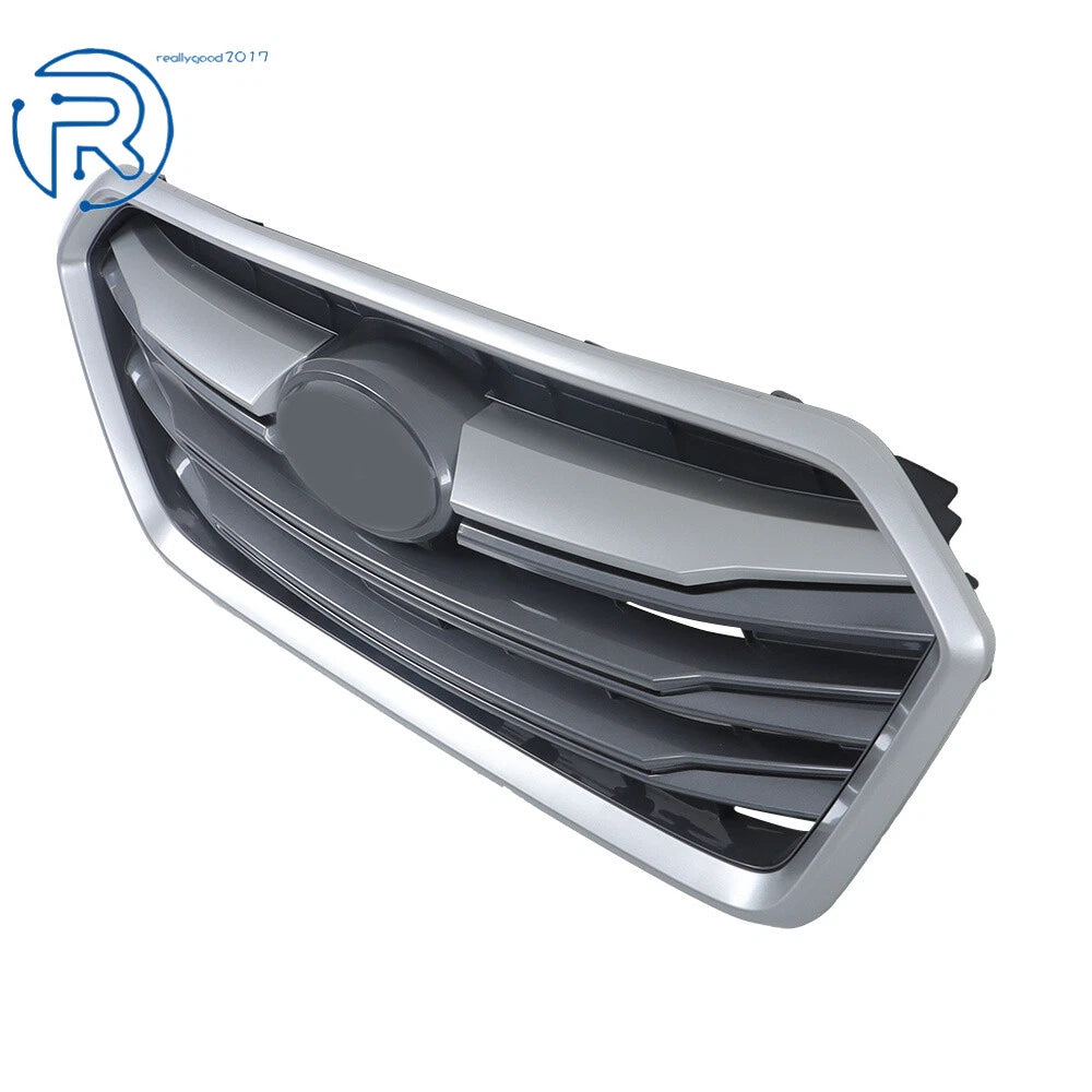 Grille for Subaru Legacy (2018-2019) Silver Painted Frame Charcoal Base