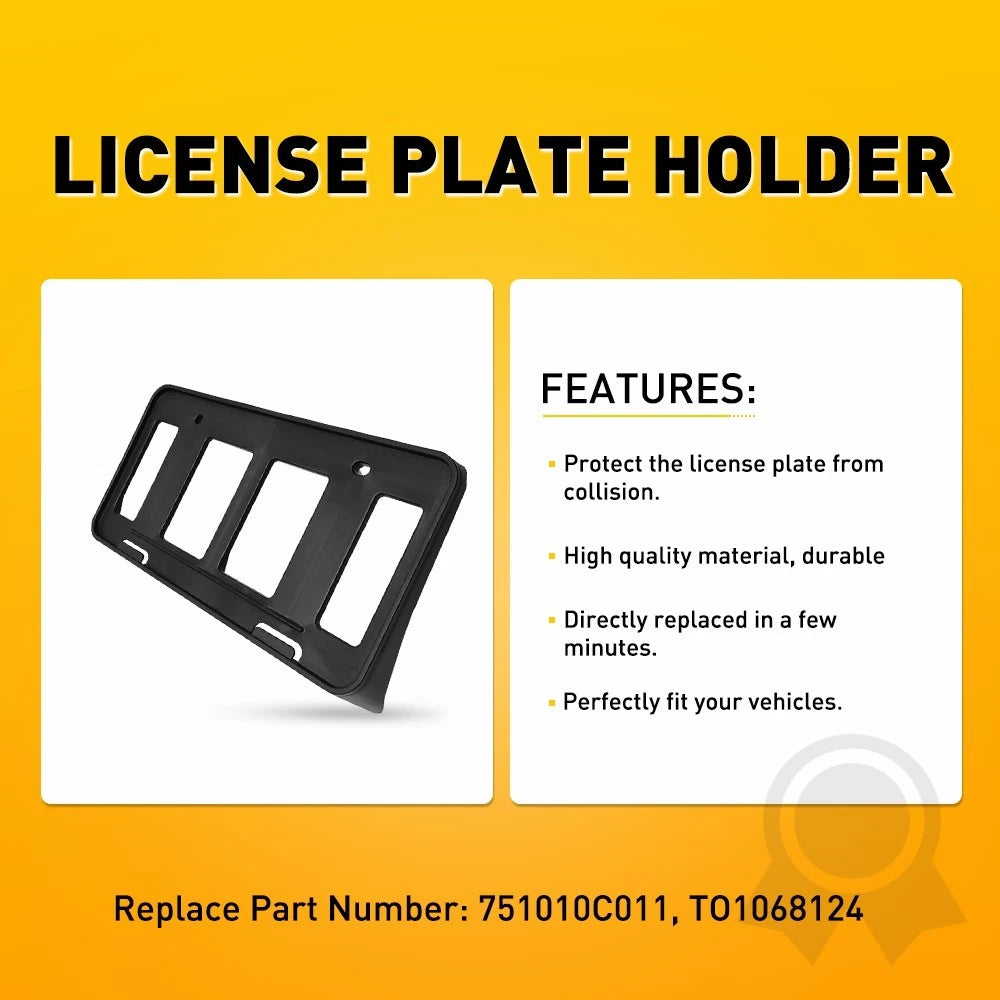 Front Bumper License Plate Bracket for Toyota Tundra (2014–2021)
