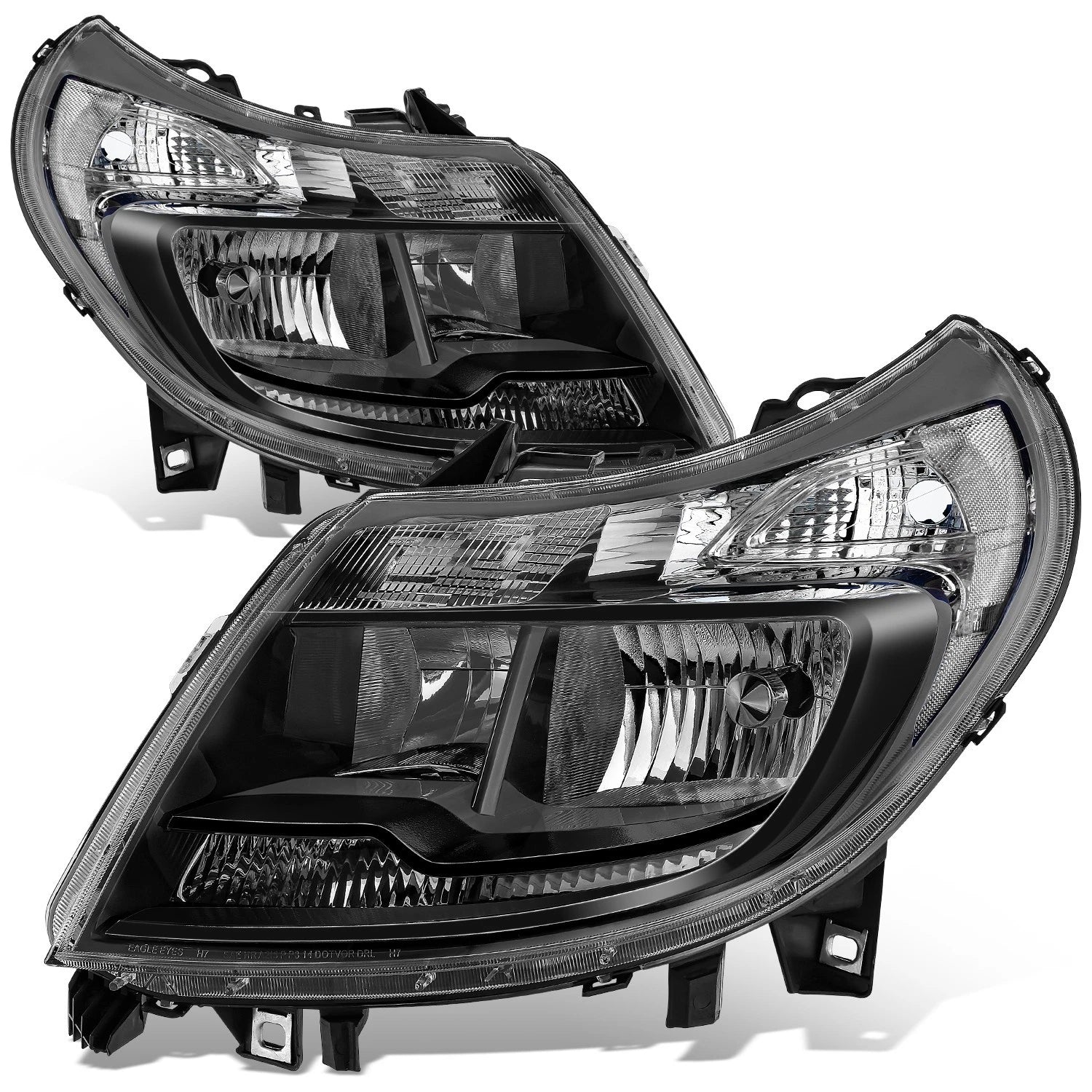 OE Style Black Housing Clear Corner Headlight for Ram Promaster 1500-3500 (2014–2022)