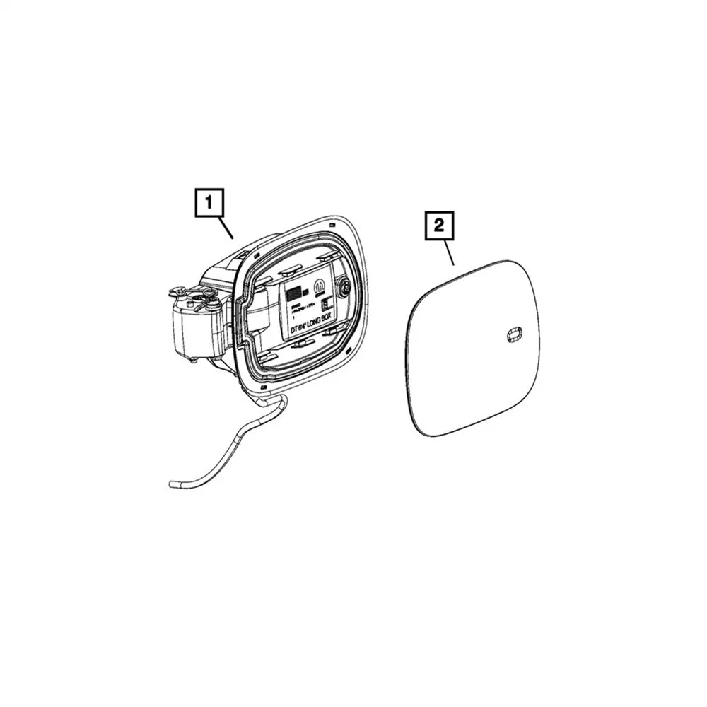 Fuel Fill Door Replacement for 2021-2024 Ram 1500