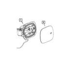 Fuel Fill Door Replacement for 2021-2024 Ram 1500