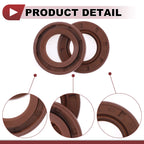 2X Oil Seal Rotary Shaft Seal for Various Models (20x35x5mm) FKM Rubber