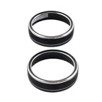 Black AC Air Switch Ring Cover Trim for Lexus NX250 350h 450h (2022-2024)