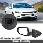 7 Pin Left Side Exterior Door Mirror Assembly for Chevrolet Malibu (2008–2012)