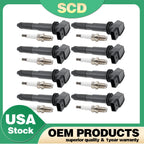 Set of 8 Ignition Coils & Spark Plugs for Porsche Cayenne V8 4.5L (2003–2010)