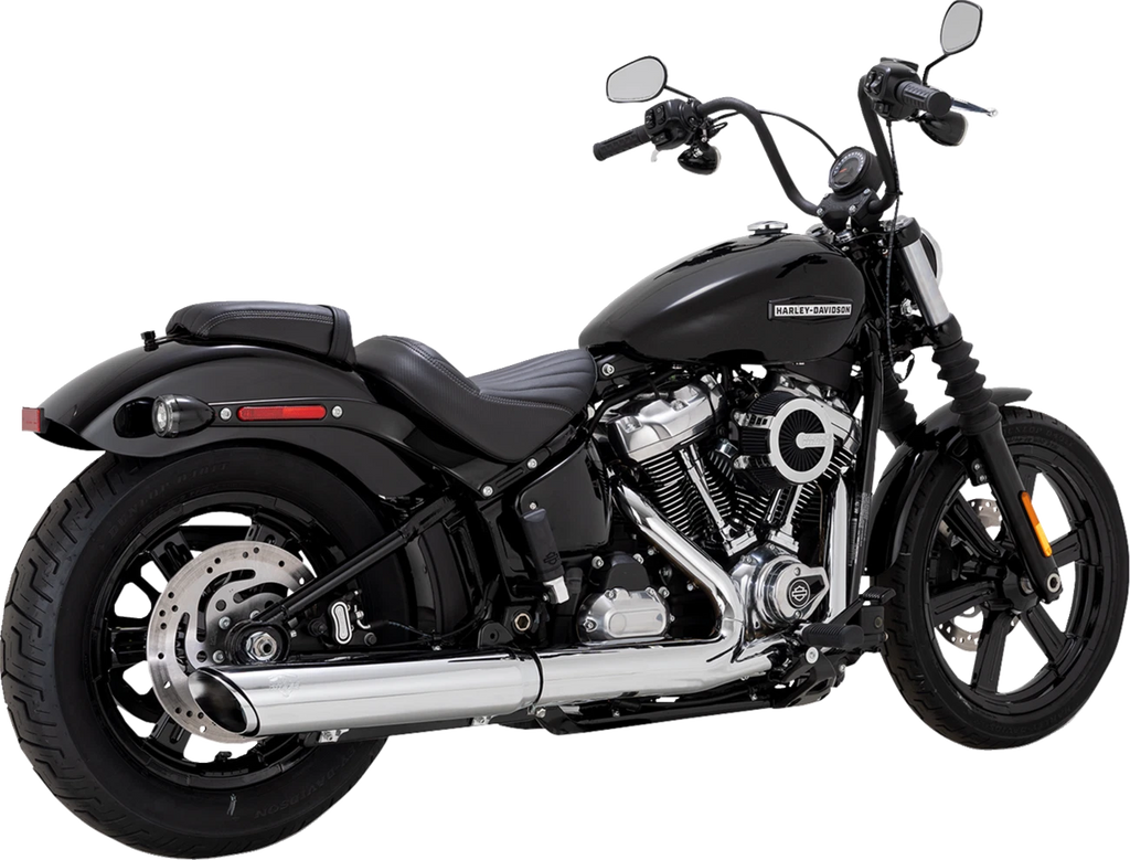 Twin Slash Slip-On Muffler for Harley-Davidson Softail (16750) Chrome