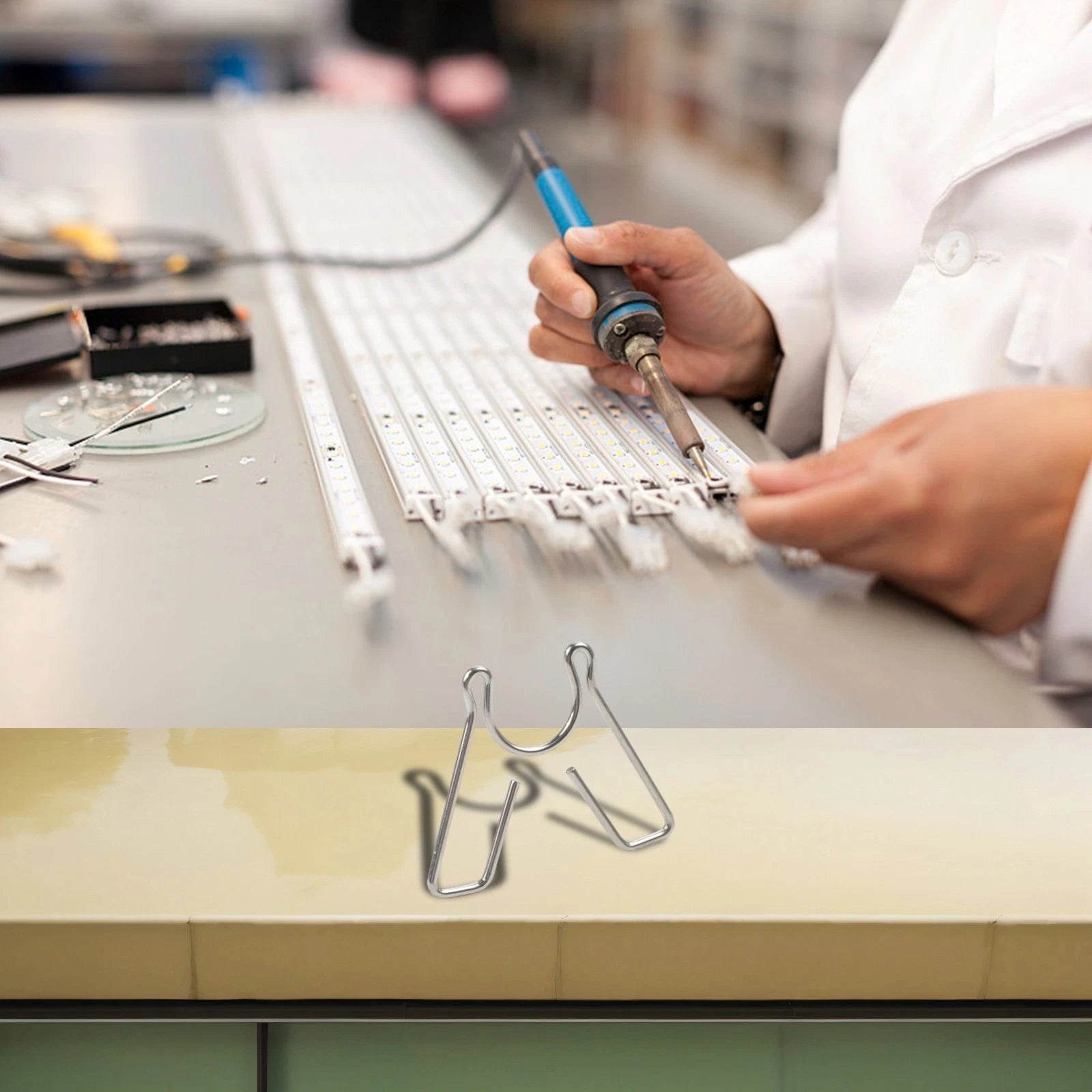 Soldering Iron Stand for TS100 (2018–2023) Stainless Steel