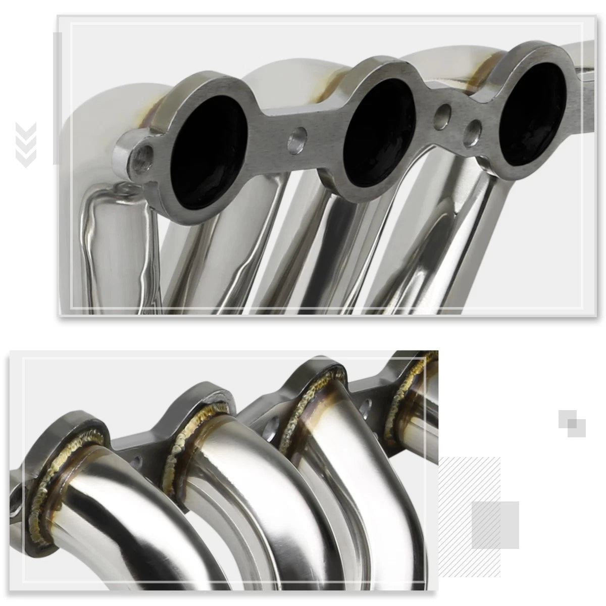 Stainless Steel 4-1 Exhaust Header for Chevy Corvette C6 (2005–2013)