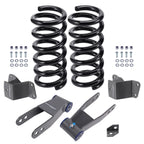 2" / 4" Drop Kit for Chevy GMC C1500 V8 (1988–1998) Coil Springs Hanger Shackles