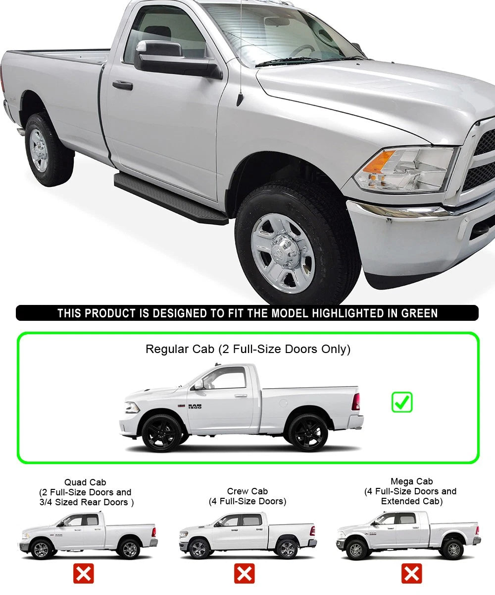 Running Boards for Dodge Ram 1500 2500 3500 (2009-2018)