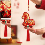 Year of the Horse Pendant Ornament - Fabric Construction