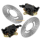 Front Brake Calipers & Rotors for Kawasaki Bayou 400 4x4 (1993–1999)