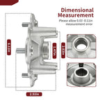 Front Left/Right Hub for Yamaha Bruin 350 (2004–2006) YFM350 YFM350FA