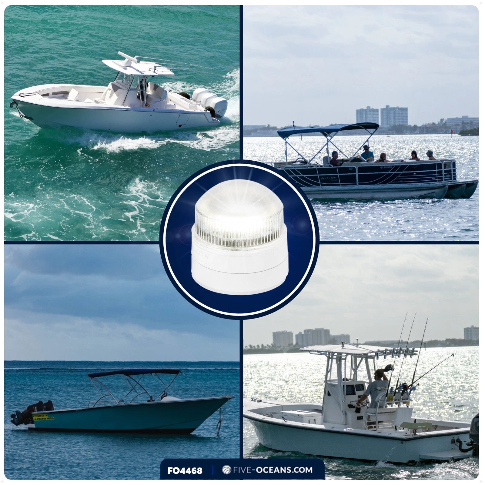 LED Stern Light for Boat Navigation (12V DC)