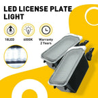 2X LED License Plate Light Lamp for Ford C-MAX Edge Transit (2013–2019)