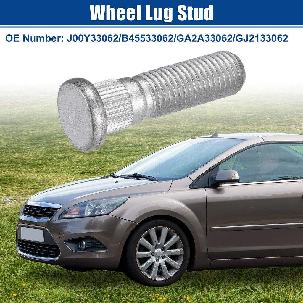 10 Pcs M12x1.5 Wheel Lug Stud for Ford Focus ESCORT (No.J00Y33062)