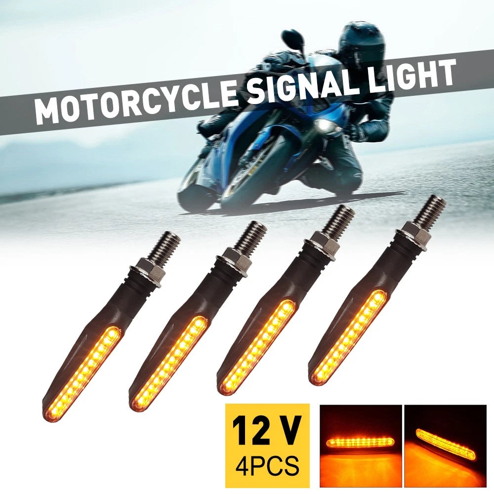 2X LED Motorcycle Turn Signals for Universal Models (2010–2023)