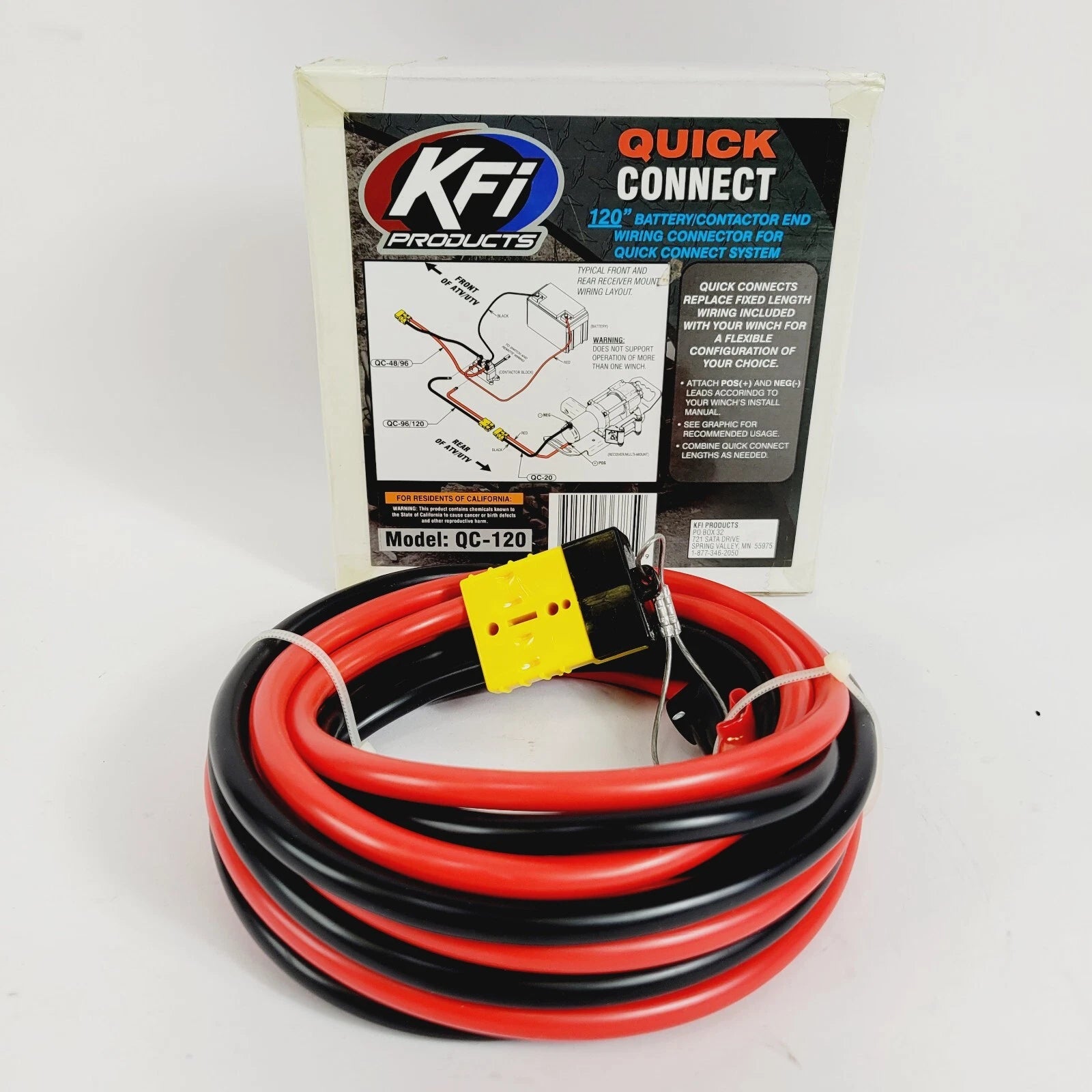 KFI Quick Connect Battery Cable for ATV UTV 120" QC-120 (Fits )