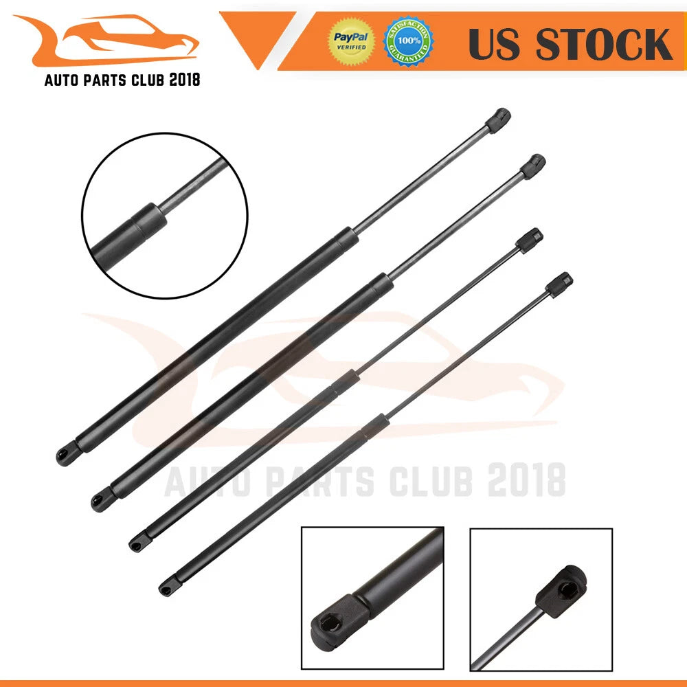 Set of 4 Lift Supports for GMC Envoy XL EXT & LT (2002–2006)