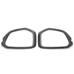Carbon Fiber Pattern Mirror Rear View Bezel Trims for Honda Civic Type R (2016-2019)