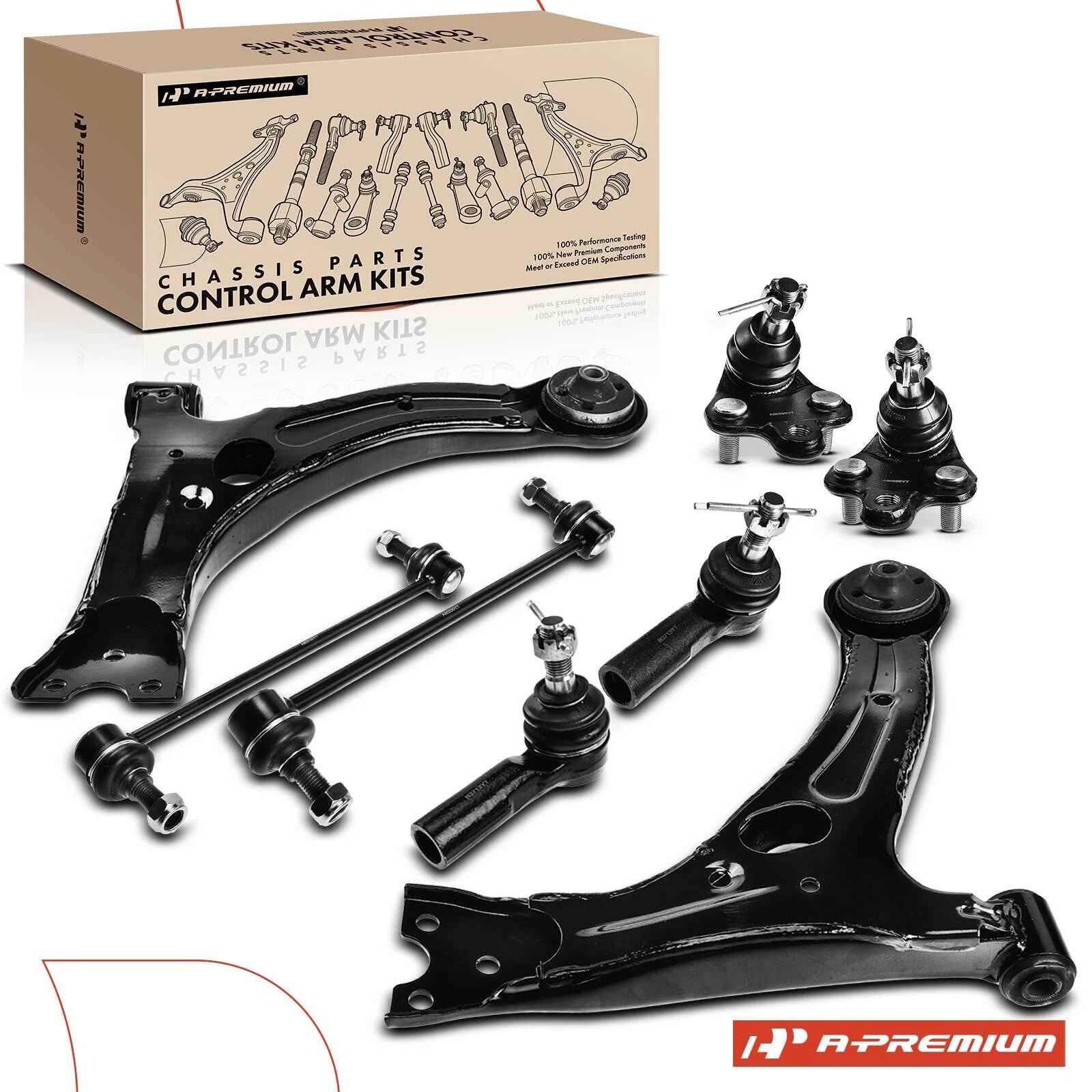 Front Control Arm Ball Joint & Sway Bar for Pontiac Vibe (2003–2008)