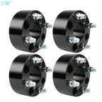 Set of 4 Wheel Spacers for GO Golf Cart (4x2", 4x4", 62mm Hub Bore, 1/2x20 Studs)