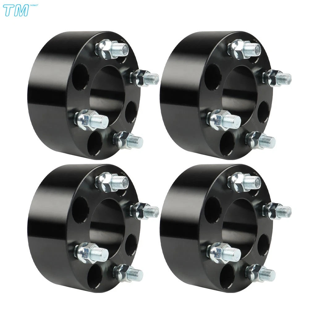 Set of 4 Wheel Spacers for GO Golf Cart (4x2", 4x4", 62mm Hub Bore, 1/2x20 Studs)