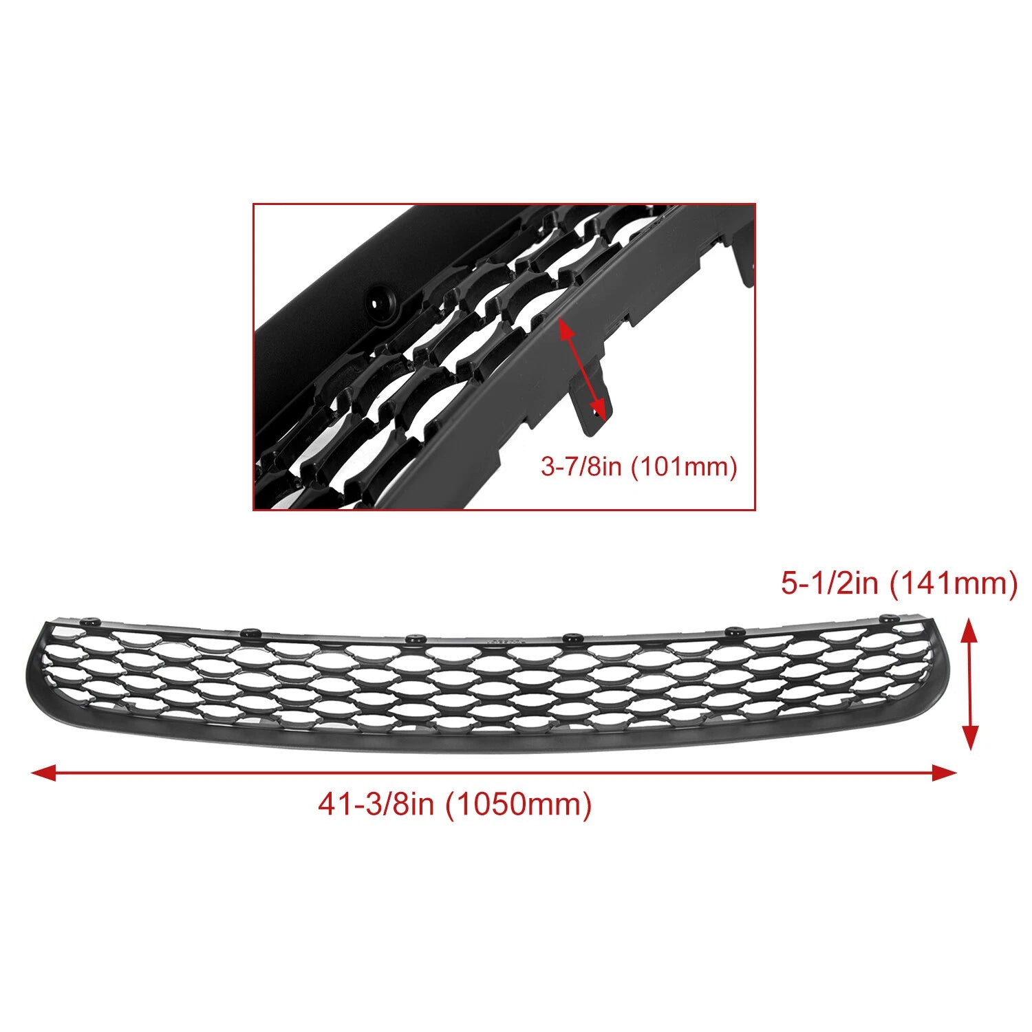 Grille Kit for Dodge Charger (2015–2023) SRT Style Front Upper & Lower