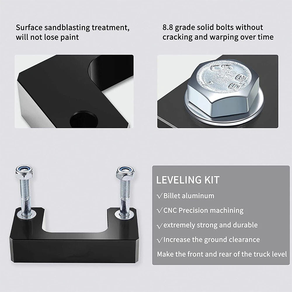 2.5" Front Leveling Lift Kit for Chevy Silverado 1500, GMC Sierra (2007–2019)