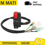 Left Handlebar Kill Stop Switch 4110063 for Polaris Big Trail Boss Scrambler 250 (1990–1999)