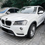 Pair Gloss Black Headlight Eye Lids Covers for BMW X3 (2011–2013)