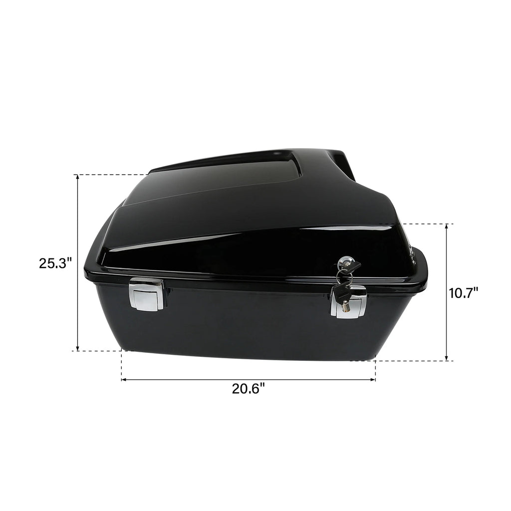 Chopped Trunk Backrest Mount Rack for Harley Street Glide (1997–2008)